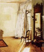 Adolf Friedrich Erdmann Menzel The Balcony Room oil painting